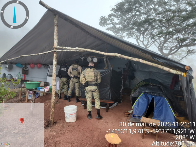Polícia Federal, Exército Brasileiro deflagram operações para combater o garimpo ilegal na Terra Indígena Sararé, em Vila Bela