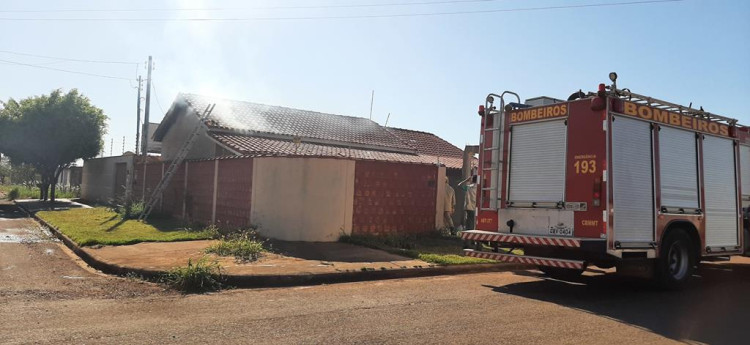 Princípio de incêndio é registrado no bairro Santo Antônio