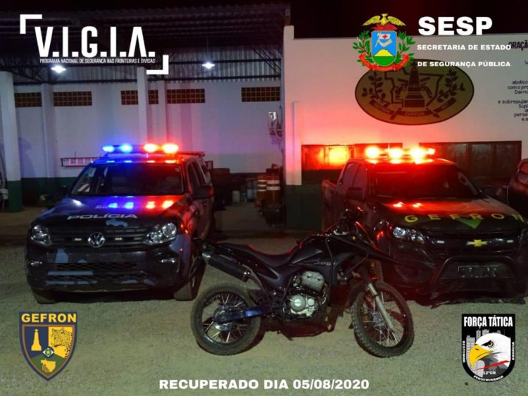 Suspeito recém saído da cadeia furta XRE e é preso