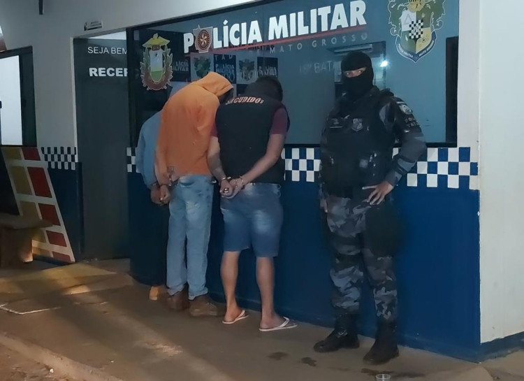 Três moradores de Pontes e Lacerda são presos após ação criminosa de roubo em Cuiabá