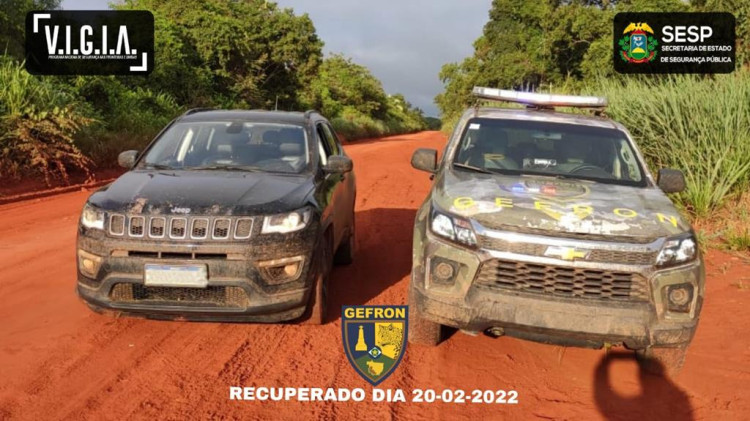 Um homem e dois menores são detidos com carro furtado na fronteira