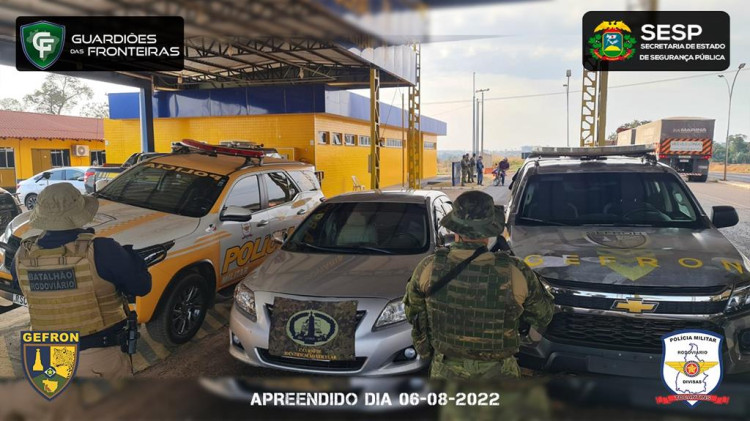 Veículo com peça roubada é apreendido em Pontes e Lacerda