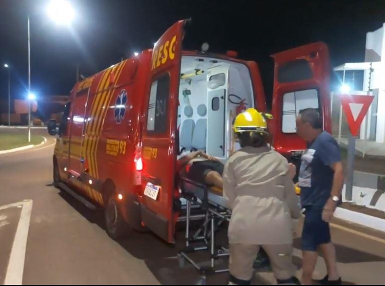Vítima é encaminhada para Cáceres em estado grave depois de acidente