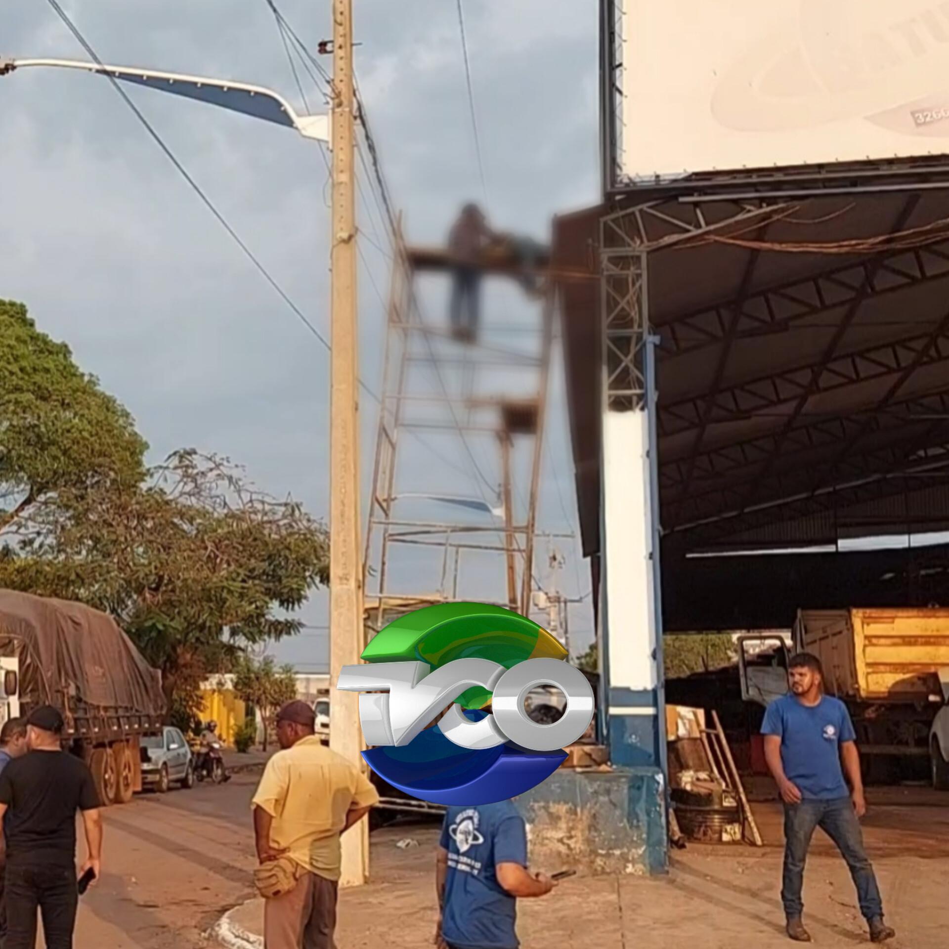 Homem Sofre Descarga Elétrica Em Andaime E Sofre Parada Cardíaca Tv Centro Oeste 6191